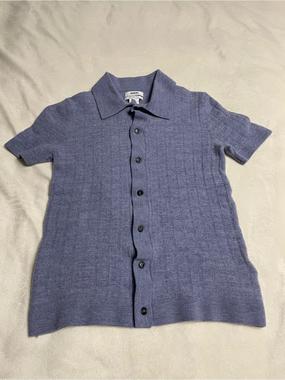 Mens Jason Wu Merino Wool Botton Down Shirt Small